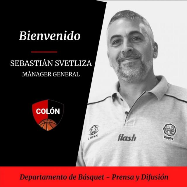Svetliza: "La idea es resurgir, volver a poner a Coln a nivel bsquet en los primeros planos"